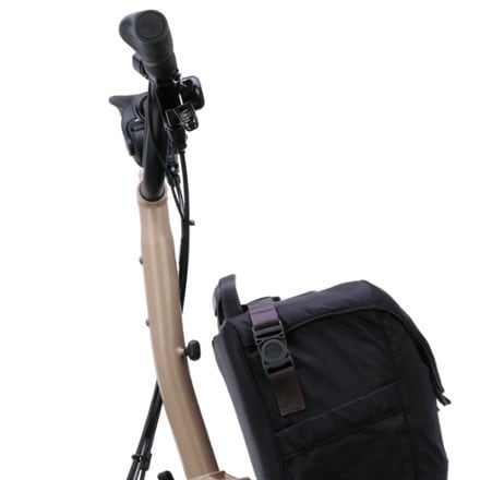 Brompton C Line Electric 4-Speed Mid Handlebar Bike with Rack 6