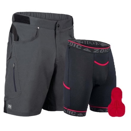 Zoic Ether 9" Bike Shorts with Essential Liner - Men's 0