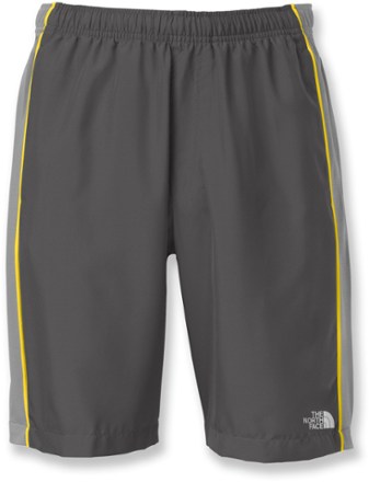 yellow north face shorts