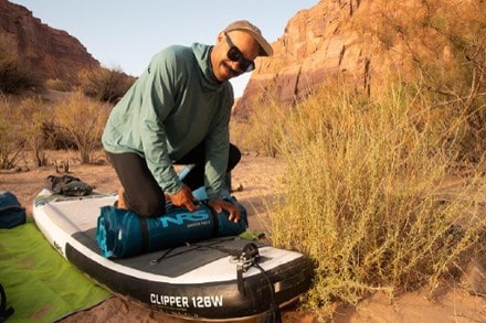 NRS Clipper 126W Inflatable Stand Up Paddle Board - 12'6" 7
