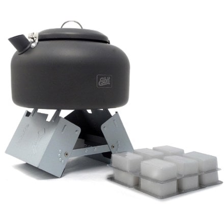 Esbit Pocket Stove with 12 x 14 g Solid Fuel Tablets Kettle not included
