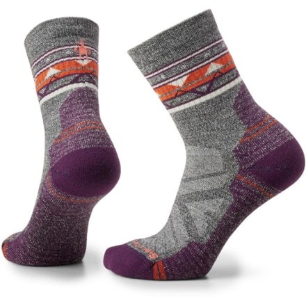 Smartwool Hike Light Cushion Zig Zag Valley Mid Crew Socks - Women's 0