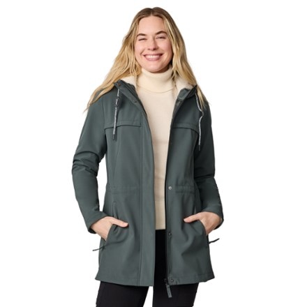 Free Country Super Softshell Long Anorak - Women's 2