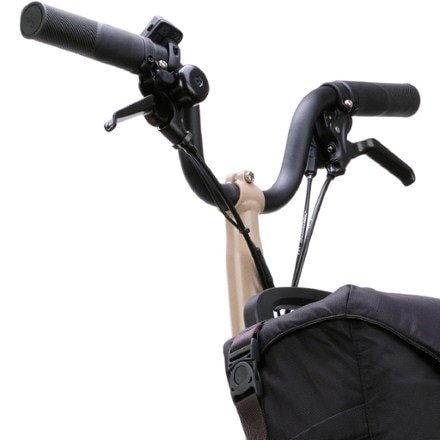Brompton C Line Electric 4-Speed Mid Handlebar Bike with Rack 7