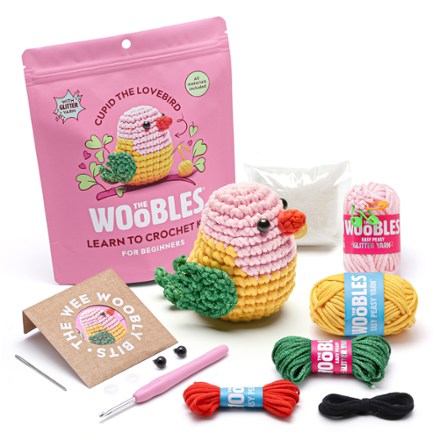 The Woobles Cupid the Lovebird Crochet Kit 1