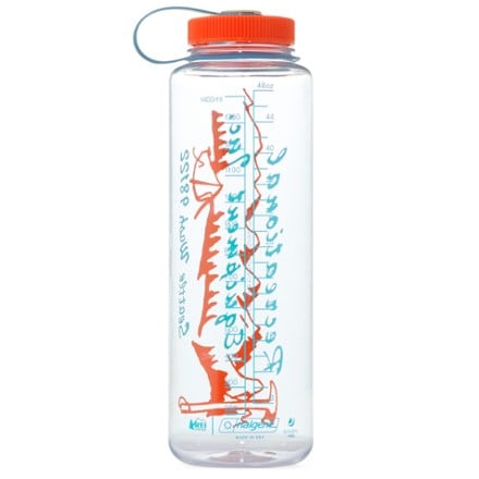 REI Co-op Nalgene Sustain Original Logo Wide-Mouth Water Bottle - 48 fl. oz. 1