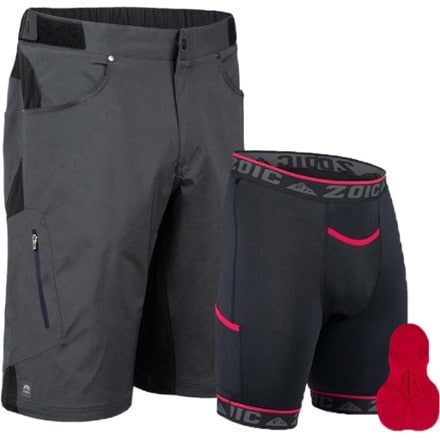 Zoic Ether 12" Bike Shorts with Essential Liner - Men's 0