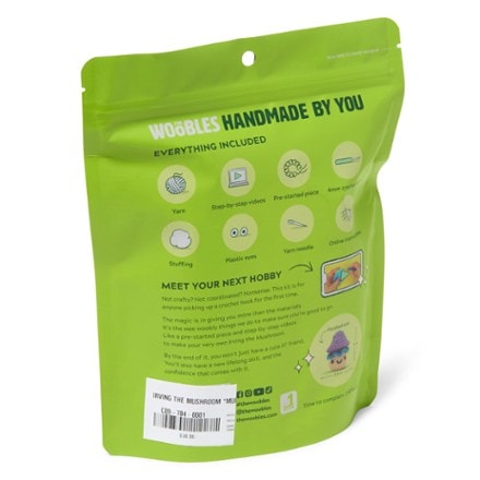 The Woobles Irving the Mushroom Crochet Kit 4