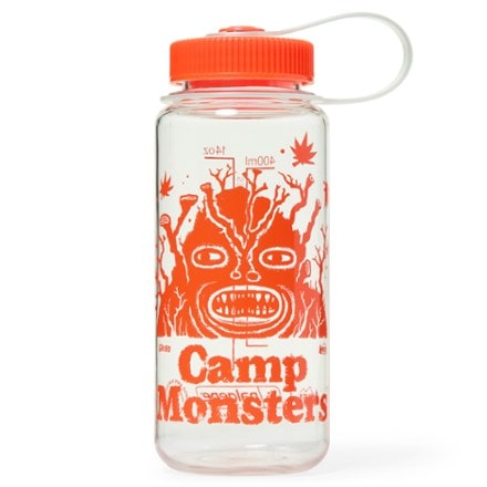 REI Co-op Nalgene Sustain Camp Monsters Wide-Mouth Water Bottle - 16 fl. oz. 0
