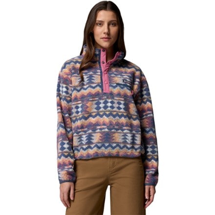 Columbia Helvetia II Cropped Half-Snap Fleece Pullover - Women's 0