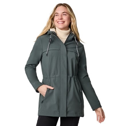Free Country Super Softshell Long Anorak - Women's 0