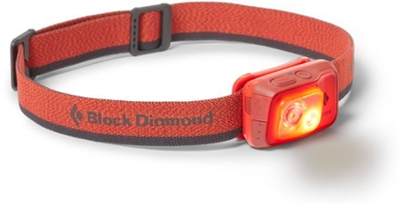 Black Diamond Cosmo 350-R Rechargeable Headlamp Back view (Octane)