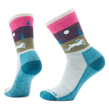 Smartwool Everyday Hare Chase Crew Socks - Women's 0