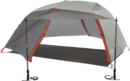 Big Agnes Copper Spur HV UL2 mtnGLO Tent Fast Fly setup; footprint and trekking poles not included