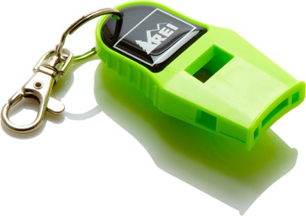 REI Coop TriPower Safety Whistle Neon Green at REI