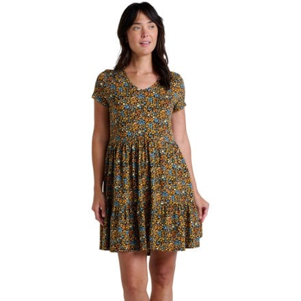 Toad&Co Marley Tiered Short-Sleeve Dress 0