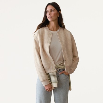 Marine Layer Corbet Quilted Bomber Jacket - Women's 4