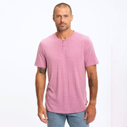 Threads 4 Thought Brennan Triblend Short-Sleeve Henley - Men's 0