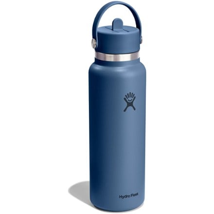 Hydro Flask Wide-Mouth Vacuum Water Bottle with Flex Straw Cap - 40 fl. oz. 1