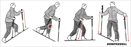 Pole length varies by terrain