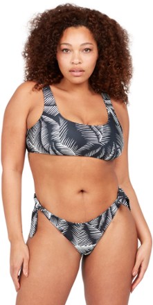 Stay Or Leaf Back Tie Swimsuit Top - Women's