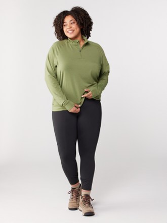 Active Pursuits Long-Sleeve Quarter-Zip Pullover - Women's