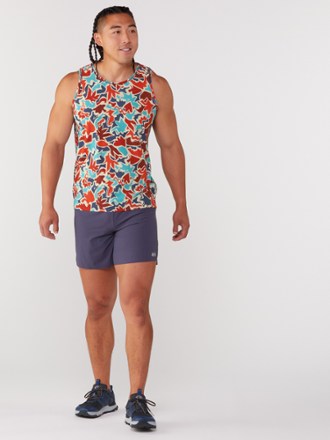 Swiftland Grid Running Tank Top