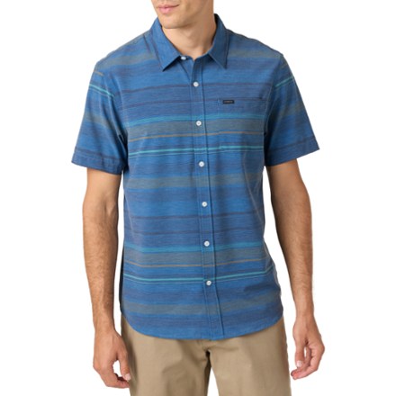 TRVLR UPF Traverse Stripe Relaxed-Fit Shirt - Men's