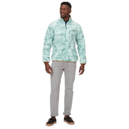 Aros Printed Fleece Jacket - Men's