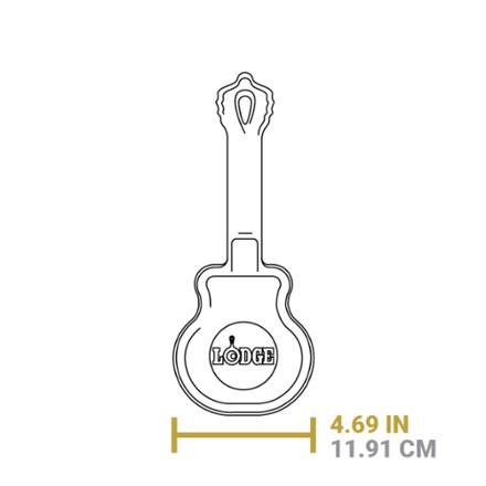 Dolly Parton Rockstar Guitar Mini Skillet