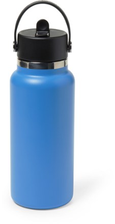 Wide-Mouth Vacuum Water Bottle with Flex Straw Cap - 32 fl. oz.