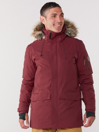 Ridgeline Insulated Jacket with Faux Fur - Men's