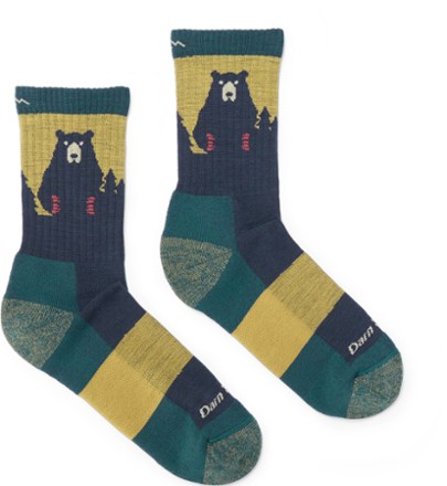 Bear Town Micro Crew Socks - Women's