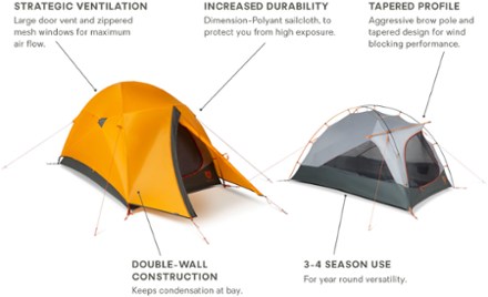 Kunai 2P 3-4 Season Tent