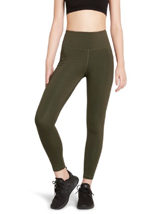 Active Blended High-Waisted Full Leggings with Pockets - Women's