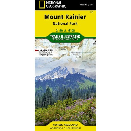 Mount Rainier National Park Trail Map