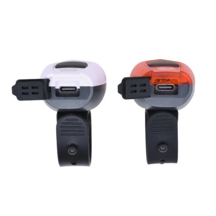 Spok 50 USB Front and Rear Bike Light Set