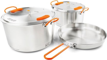 Glacier Stainless Base Camper Cookset - Large