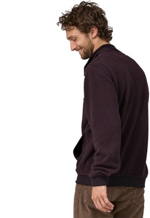 Shearling Button Fleece Pullover - Men's