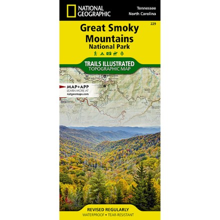 Great Smoky Mountains National Park Trail Map