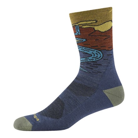 Chasing Waterfalls Micro Crew Socks - Men's