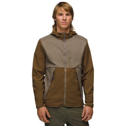 Gridlocked Fleece Overlay Full-Zip Jacket - Men's