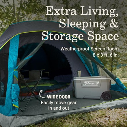 Skydome Screen Room 4-Person Tent with Dark Room Technology