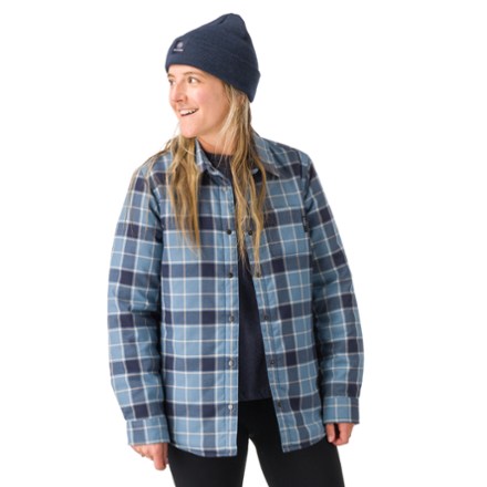 Penny Insulated Flannel Shirt Jacket - Women's