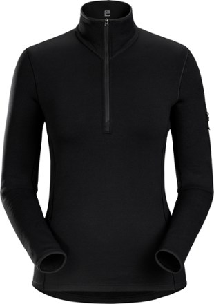 Arc teryx Rho Heavyweight Zip Neck Base Layer Top Women s The Market Place