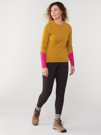 Rho Lightweight Crew Neck Long-Sleeve Base Layer Top - Women's