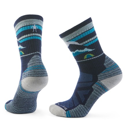 Hike Light Cushion Mountain Moon Crew Socks - Women's