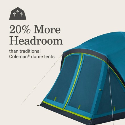 Skydome 6-Person Screen Room Tent with Dark Room Technology