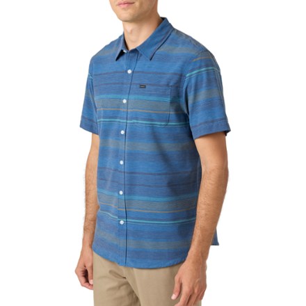 TRVLR UPF Traverse Stripe Relaxed-Fit Shirt - Men's