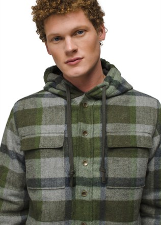 Asgard Hooded Flannel Shirt Jacket - Men's